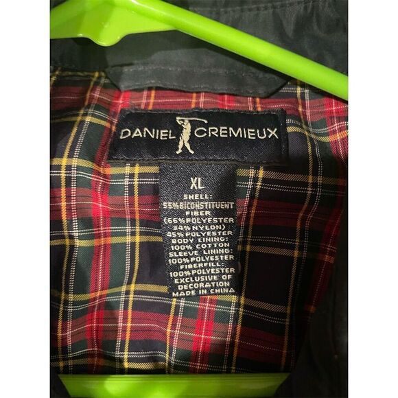 Daniel Cremieux Men's XL Blue Quilted, Preppy Spring Jacket Suede Feel - Picture 10 of 12